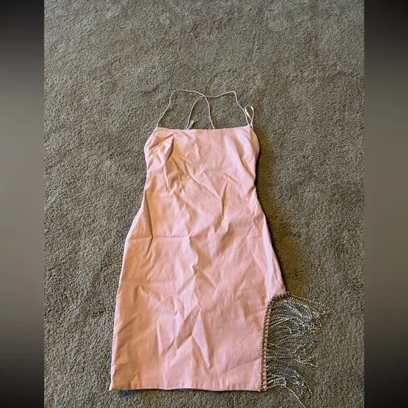 Fashion Nova | Dresses | Fashion Nova Light Pink Party Dress | Poshmark